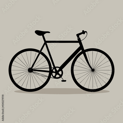 vintage bicycle vector illustration
