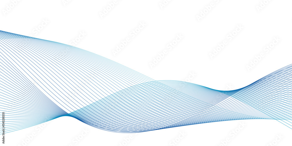 Fototapeta premium Abstract colorful glowing wave lines background. Digital frequency track equalizer. Abstract frequency sound wave lines and technology curve lines background. 