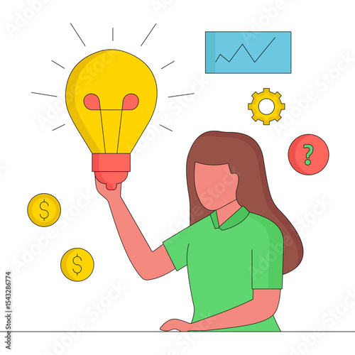 Business Idea Illustration  