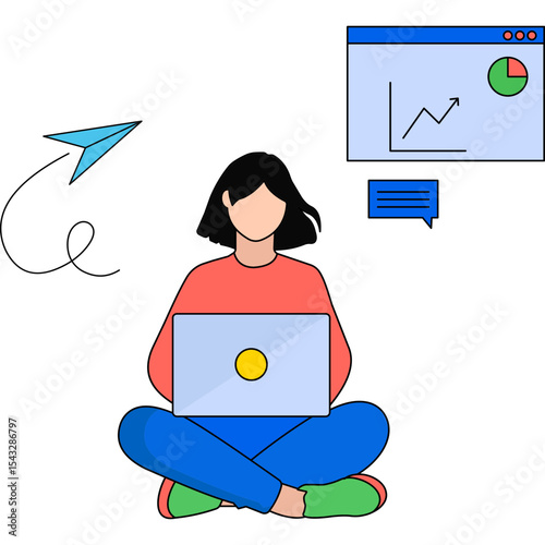 Business Idea Analysis Illustration