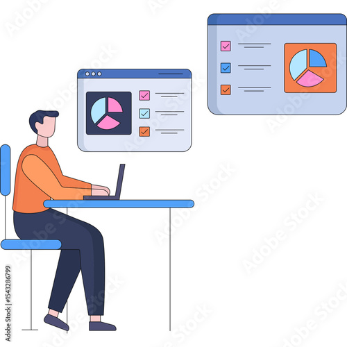 Business Management Illustration  