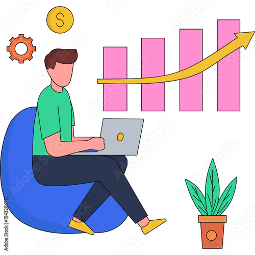 Financial Statistics Illustration 