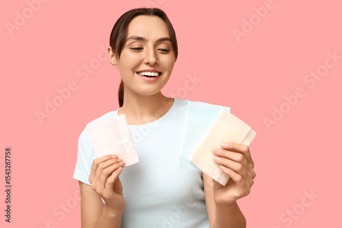 Beautiful young woman with ...