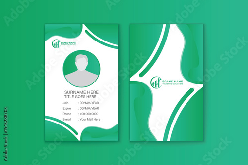 Professional modern clean minimal business card or visiting card design