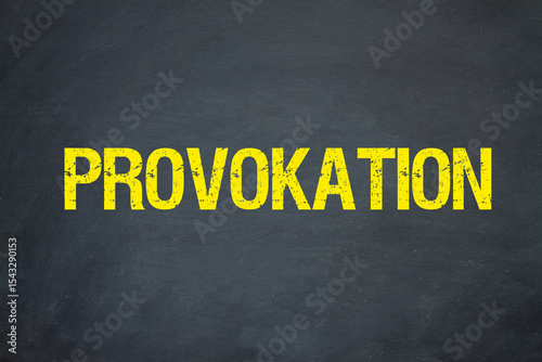 Bild auf Leinwand Provokation