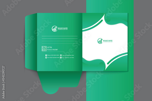 Professional modern creative presentation folder template