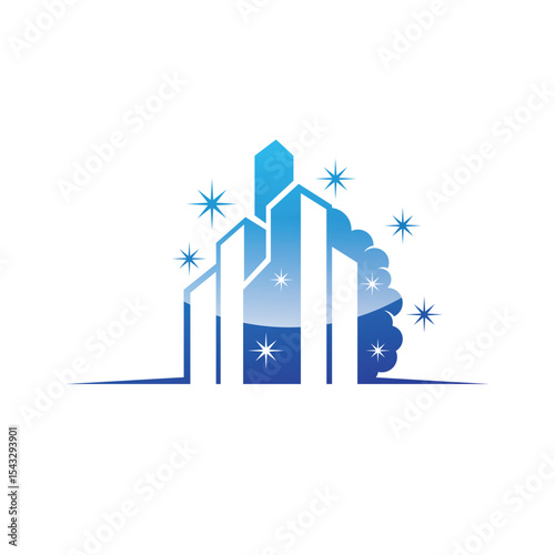 real estate abstract logo modern style