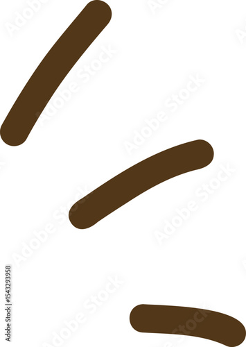 Abstract Geometric Brown Shapes