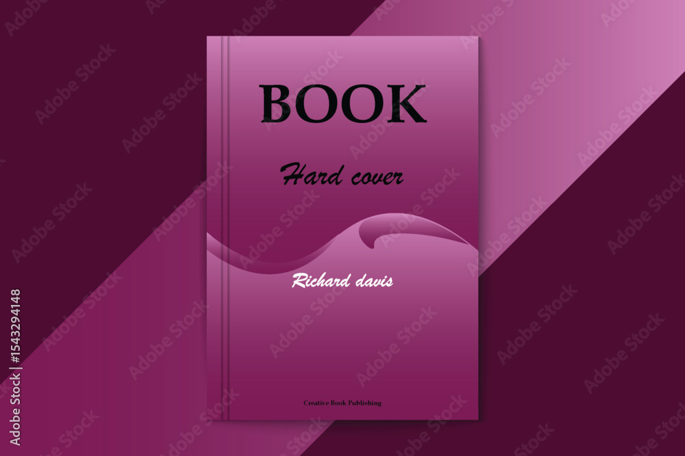 Fototapeta premium Vector creative and modern book cover design template