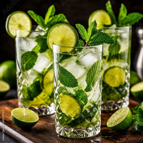 mojito in a glass