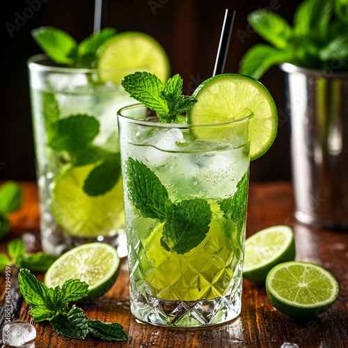 mojito in a glass