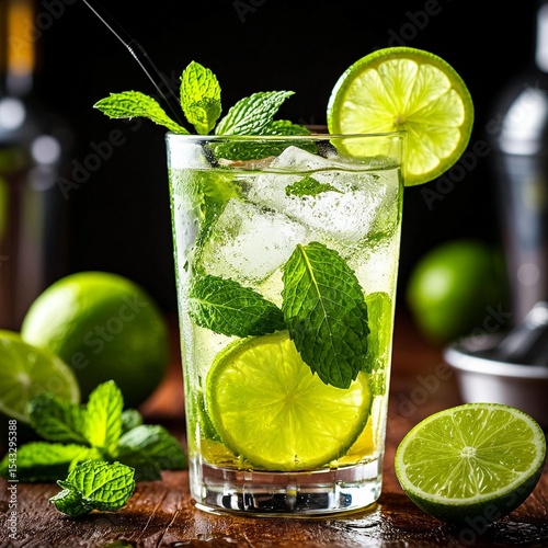 mojito in a glass