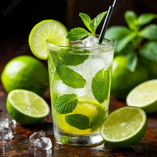 mojito in a glass