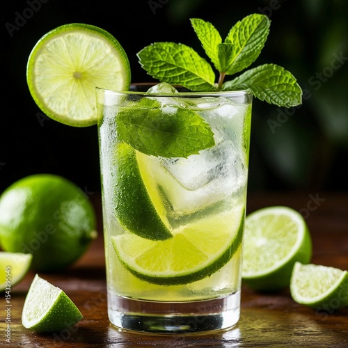 mojito in a glass
