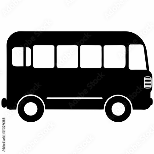 vector bus icon