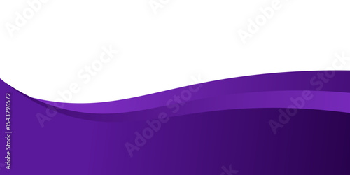 Abstract Wavy Purple and White Background