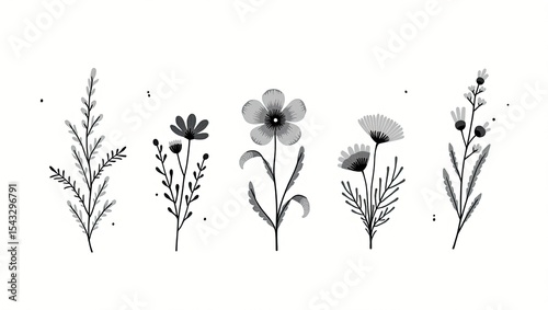 flowers and grass