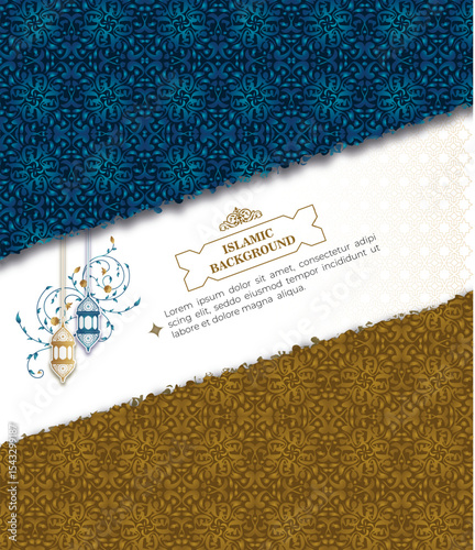 arabic banner design Vector 