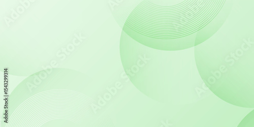 Modern Abstract Green Circles Background. EPS 10