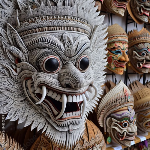 Handmade masks masks for performances