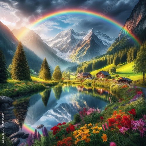 HDR Rainbow a rainbow