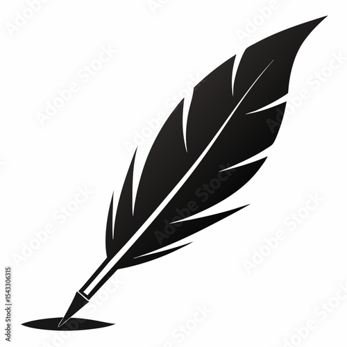feather and ink