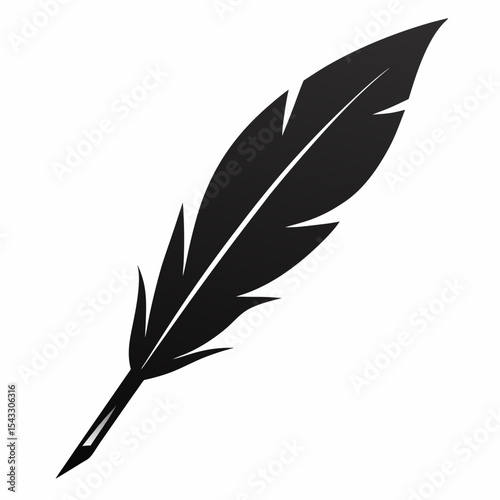 feather and ink