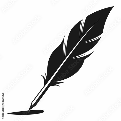 feather and ink