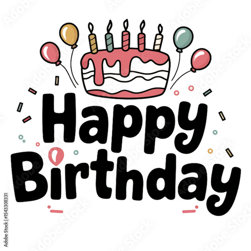 happy birthday cake