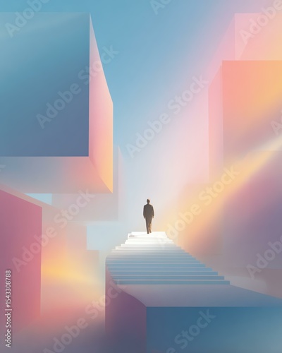 Moving toward enlightenment A surreal pathway leads to endless possibilities.