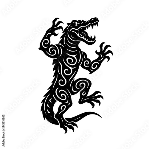 dragon tattoo vector