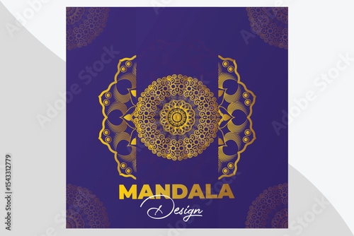 Creative luxury decorative mandala background