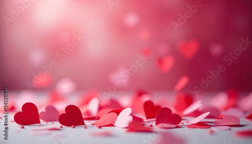 Confetti thrown into the sky with depth of field causing blurring - alpha / luminance key include