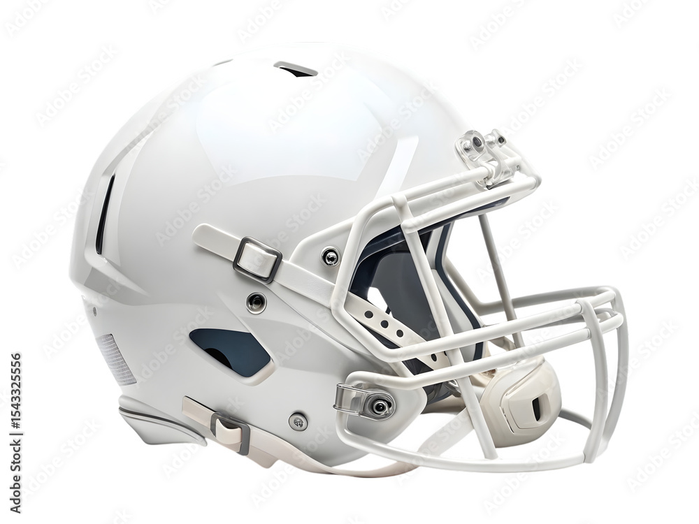 Fototapeta premium football helmet isolated on white background