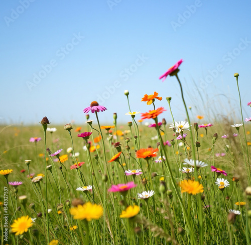 Fototapeta Naklejka Na Ścianę i Meble -  meadow with flowers