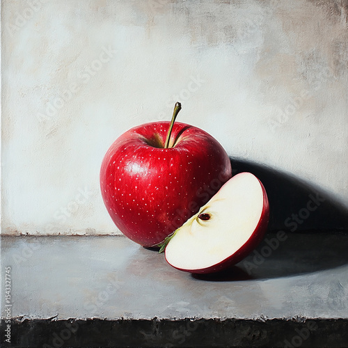 Crimson Still Life A Study in Red