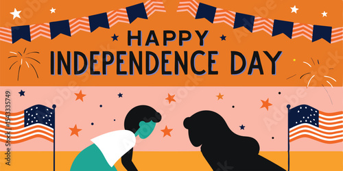 Happy Independence Day Celebrating Freedom and Unity with Patriotism