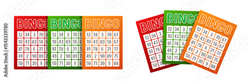 Bingo. Vector illustration isolated on white background