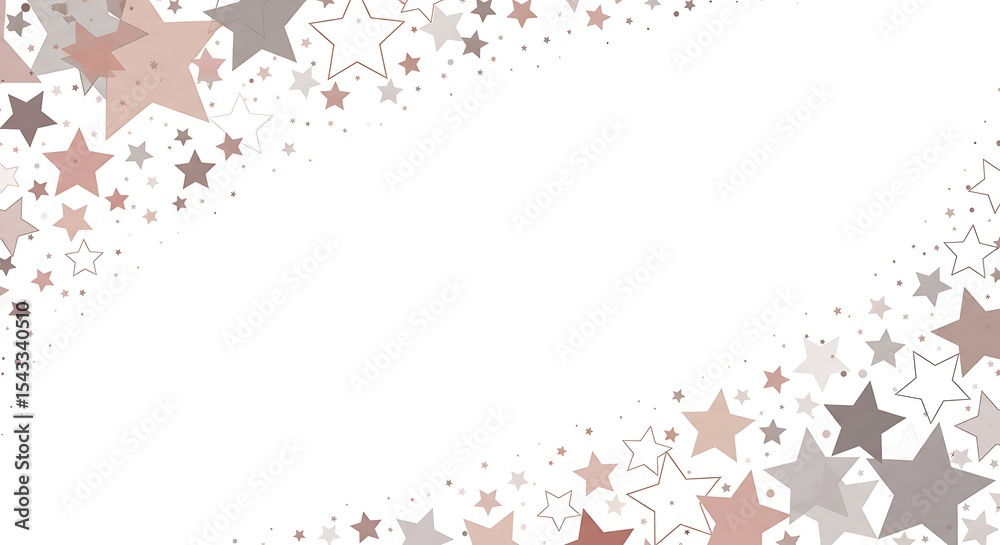 Obraz premium Elegant Dusty Rose and Grey Starry Design Perfect for Wedding Invitations Festive Banners or Romantic Backgrounds adding a touch of sparkle and sophistication