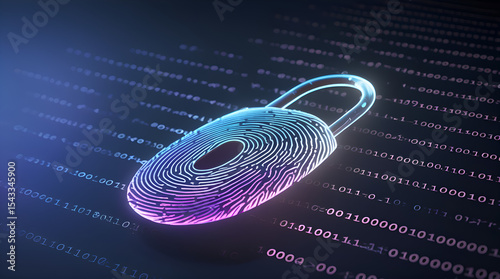binary code lock on binary code