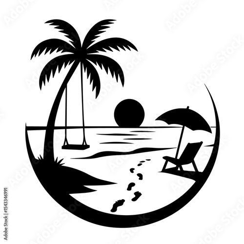 A peaceful escape beach