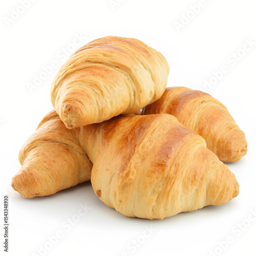 croissant isolated on white background