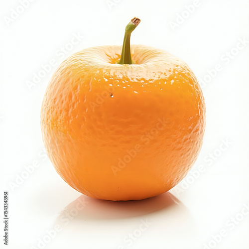 orange on white background