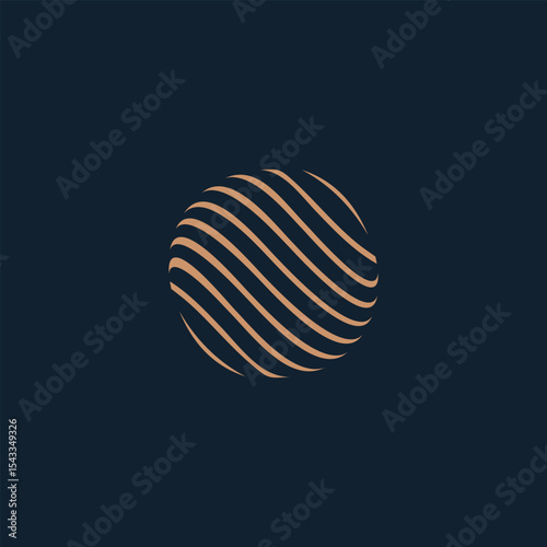 abstract globe web logo template