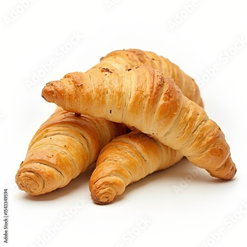 croissant isolated on white background