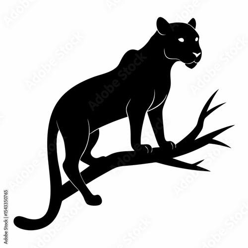 cheetah vinyl ready vector illustration