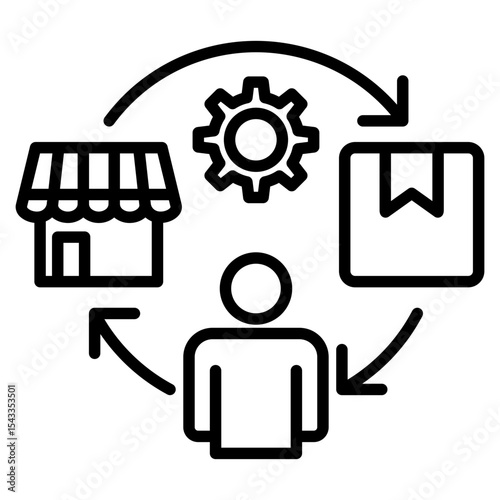 supply chain icon