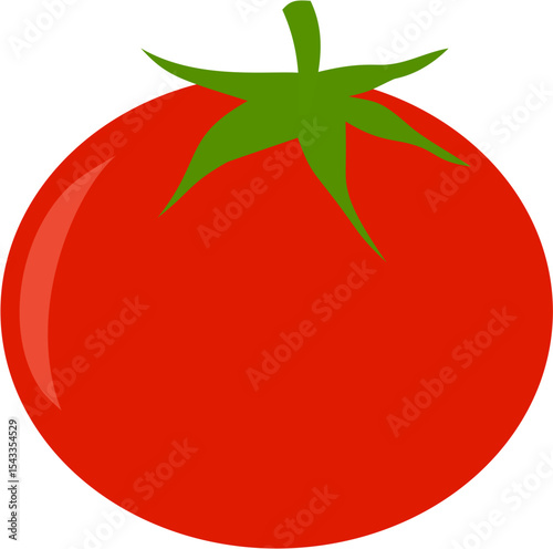 Red Tomato Illustration