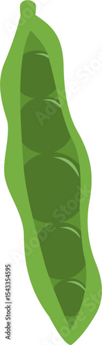 illustration of peas