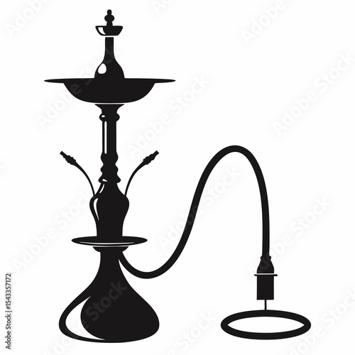 hookah isolated on white background